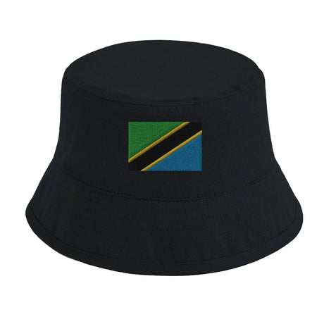 Chapeau bob tanzanie coton brodé couleurs estivales