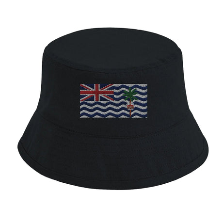 Chapeau bob territoire britannique brodé coton confortable