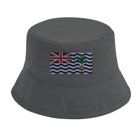 Chapeau bob territoire britannique brodé coton confortable
