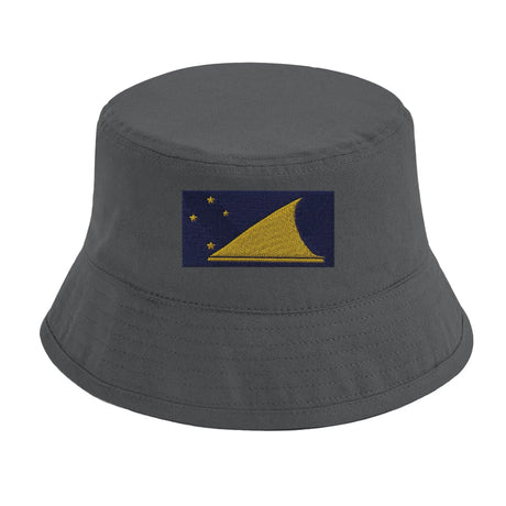 Chapeau bob tokelau brodé coton excellente respirabilité