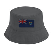 Chapeau bob tristan da cunha coton brodé excellente respirabilité