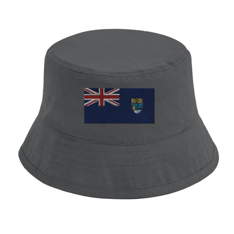 Chapeau bob tristan da cunha coton brodé excellente respirabilité