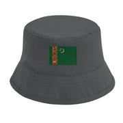 Chapeau bob turkménistan coton brodé couleur estivale