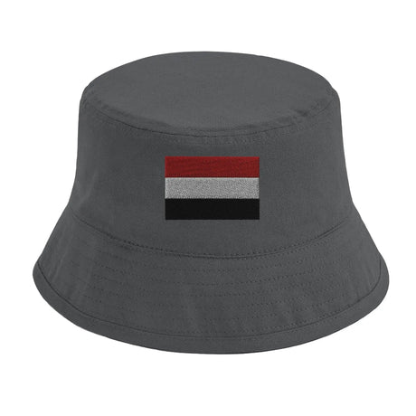 Chapeau bob yémen brodé coton léger et respirant
