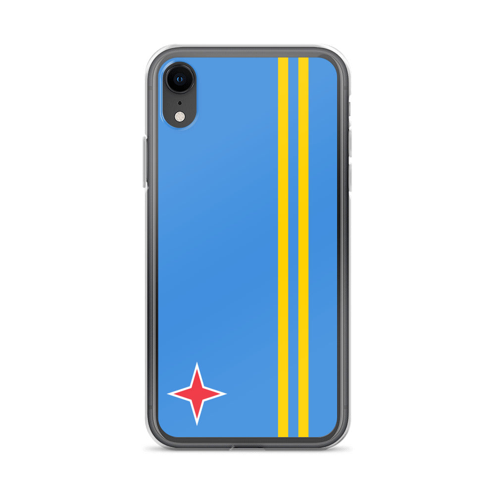 Coque de télephone drapeau aruba - pixelforma