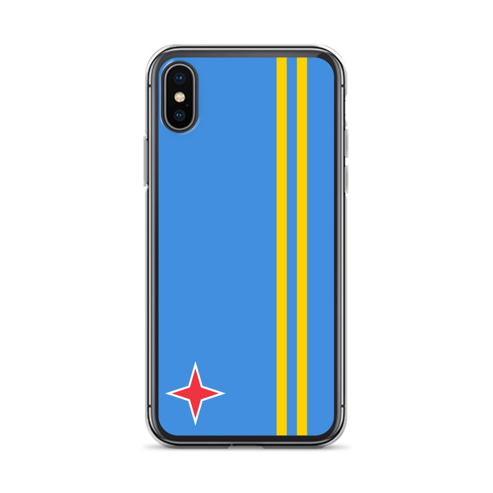 Coque de télephone drapeau aruba - pixelforma