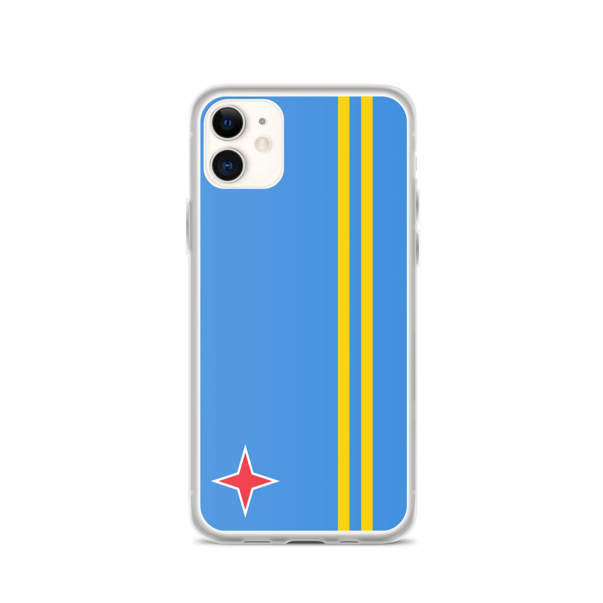 Coque de télephone drapeau aruba - pixelforma