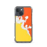 Coque de télephone drapeau bhoutan - pixelforma