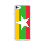 Coque de télephone drapeau birmanie - pixelforma