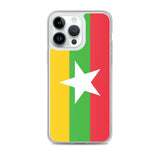 Coque de télephone drapeau birmanie - pixelforma