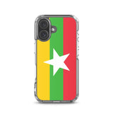 Coque de télephone drapeau birmanie - pixelforma