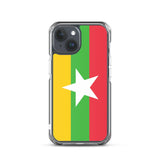 Coque de télephone drapeau birmanie - pixelforma