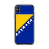 Coque de télephone drapeau bosnie-herzégovine - pixelforma