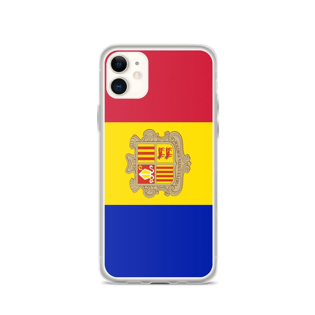 Coque de Télephone Drapeau d'Andorre - Pixelforma