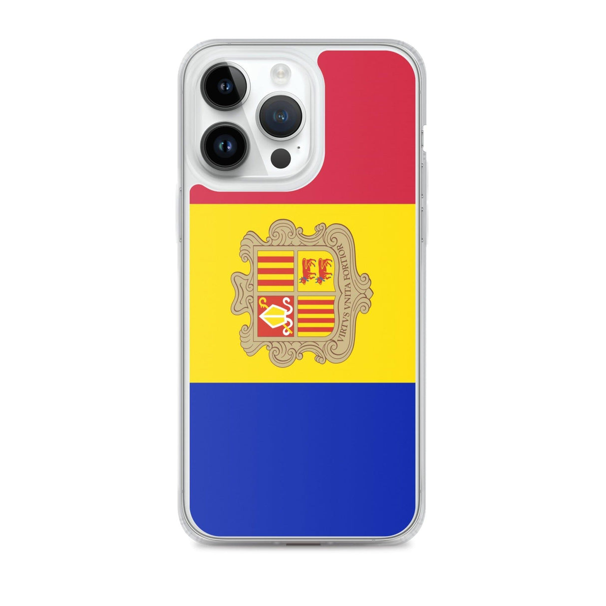 Coque de Télephone Drapeau d'Andorre - Pixelforma