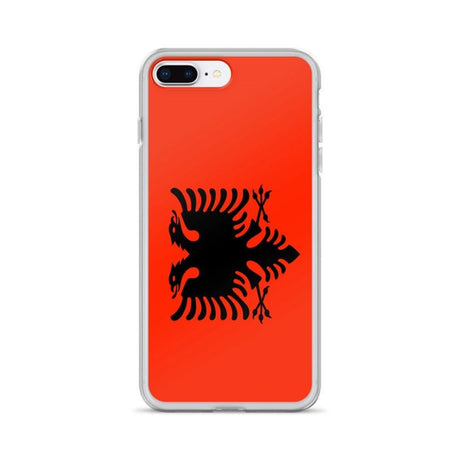 Coque de Télephone Drapeau de l'Albanie - Pixelforma