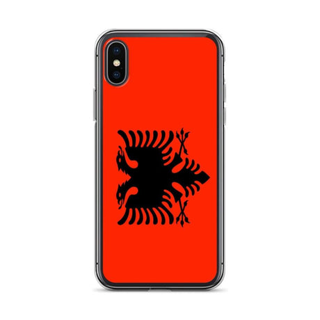 Coque de Télephone Drapeau de l'Albanie - Pixelforma