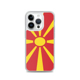 Coque de Télephone Drapeau de la Macédoine du Nord - Pixelforma