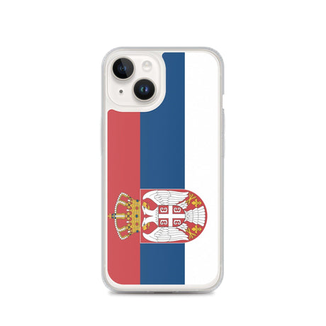 Coque de Télephone Drapeau de la Serbie - Pixelforma