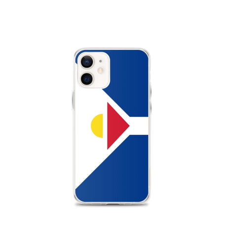 Coque de Télephone Drapeau de Saint-Martin (Antilles françaises) - Pixelforma