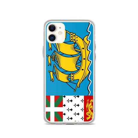 Coque de Télephone Drapeau de Saint-Pierre-et-Miquelon - Pixelforma