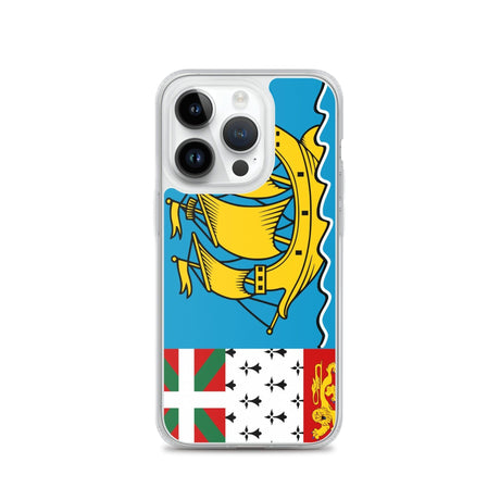 Coque de Télephone Drapeau de Saint-Pierre-et-Miquelon - Pixelforma