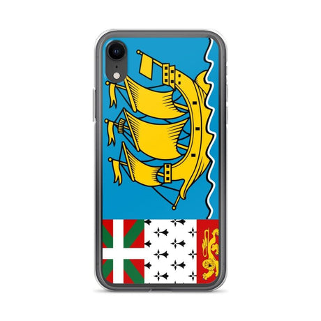 Coque de Télephone Drapeau de Saint-Pierre-et-Miquelon - Pixelforma