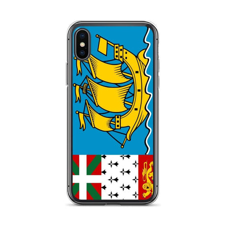 Coque de Télephone Drapeau de Saint-Pierre-et-Miquelon - Pixelforma