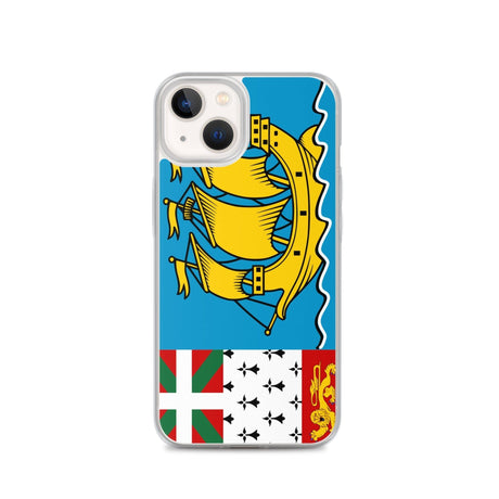 Coque de Télephone Drapeau de Saint-Pierre-et-Miquelon - Pixelforma