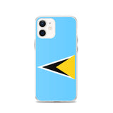 Coque de Télephone Drapeau de Sainte-Lucie - Pixelforma