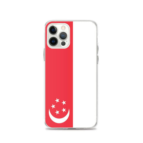 Coque de Télephone Drapeau de Singapour - Pixelforma