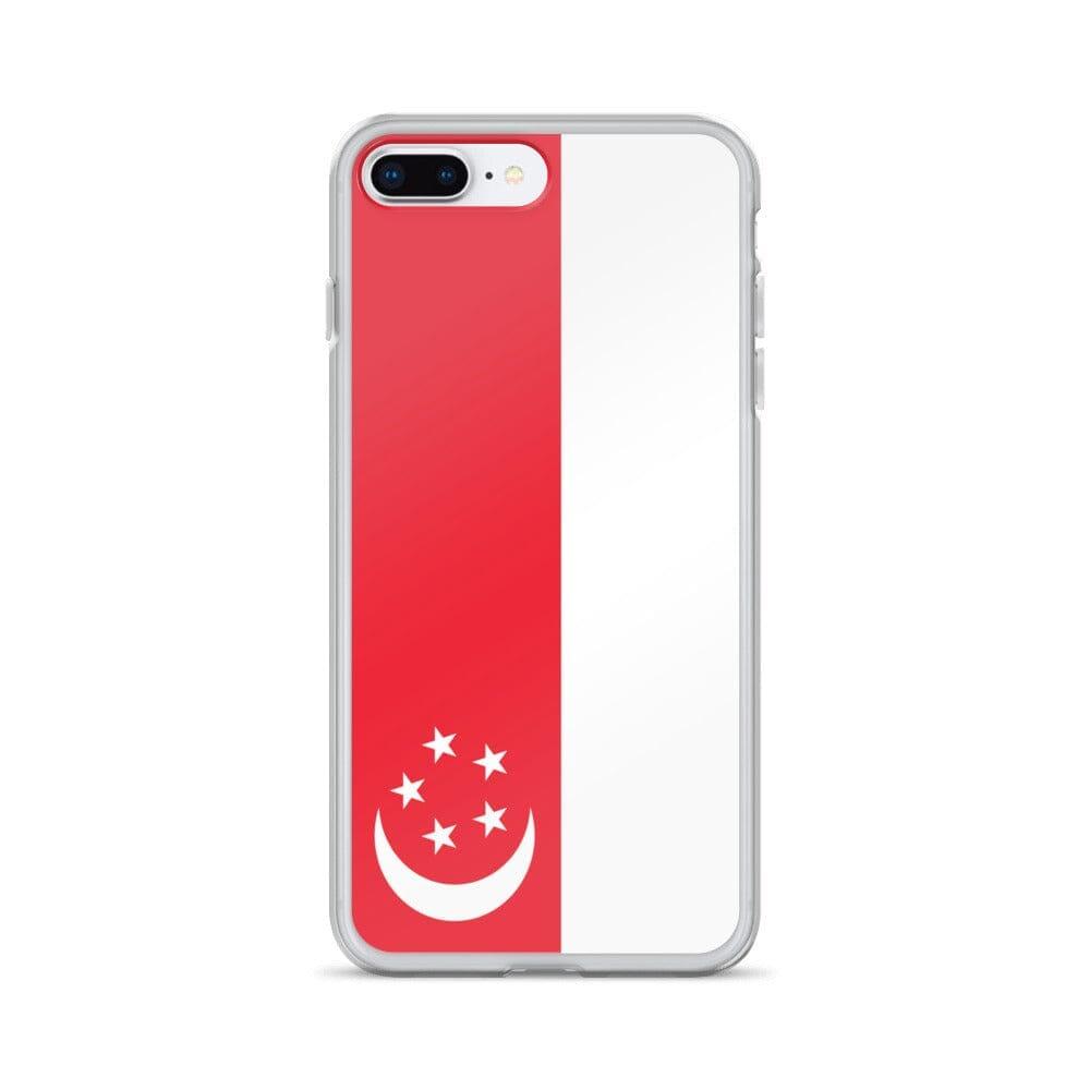 Coque de Télephone Drapeau de Singapour - Pixelforma