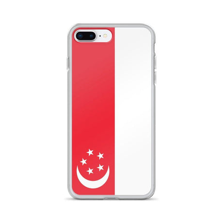 Coque de Télephone Drapeau de Singapour - Pixelforma