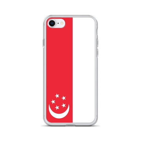 Coque de Télephone Drapeau de Singapour - Pixelforma