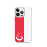 Coque de Télephone Drapeau de Singapour - Pixelforma