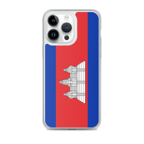 Coque de Télephone Drapeau du Cambodge - Pixelforma