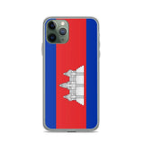 Coque de télephone drapeau cambodge - pixelforma