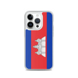 Coque de télephone drapeau cambodge - pixelforma