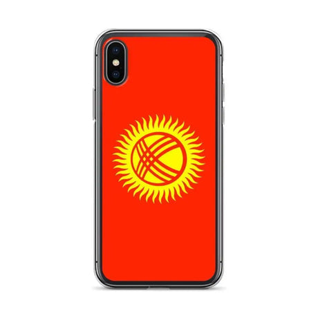 Coque de Télephone Drapeau du Kirghizistan - Pixelforma 