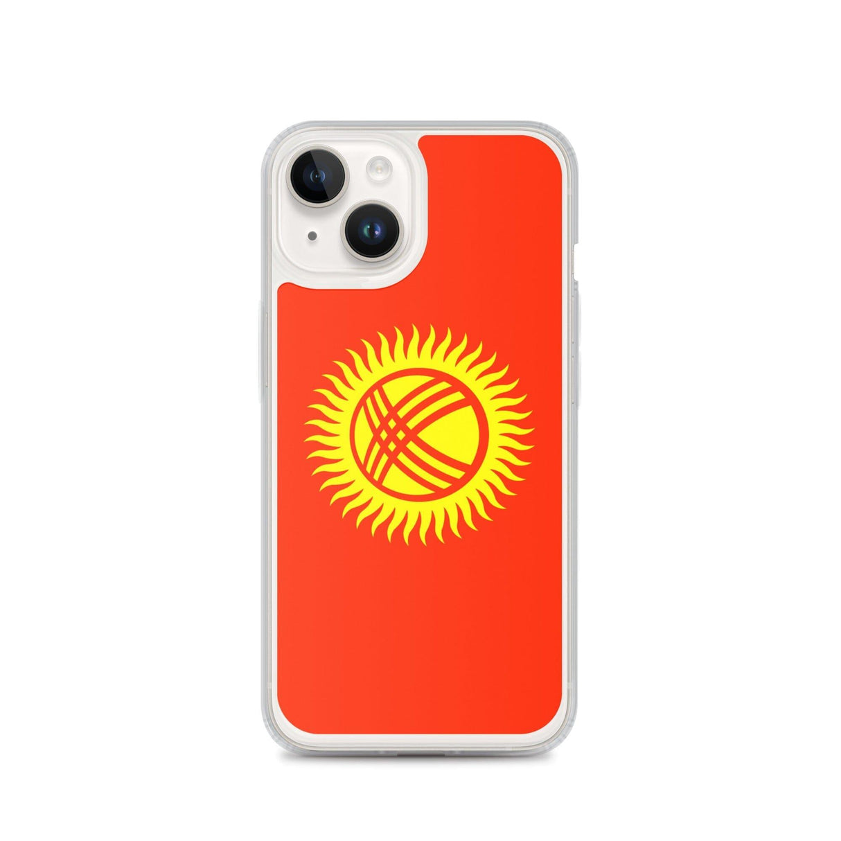 Coque de Télephone Drapeau du Kirghizistan - Pixelforma