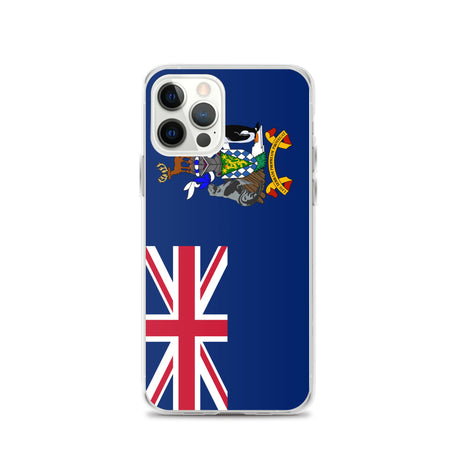 Coque de télephone drapeau géorgie du sud-et-les îles sandwich du sud - pixelforma