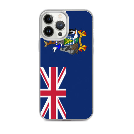 Coque de télephone drapeau géorgie du sud-et-les îles sandwich du sud - pixelforma