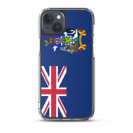 Coque de télephone drapeau géorgie du sud-et-les îles sandwich du sud - pixelforma