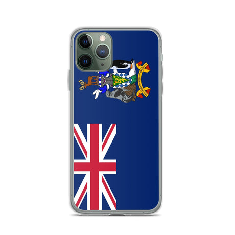 Coque de télephone drapeau géorgie du sud-et-les îles sandwich du sud - pixelforma
