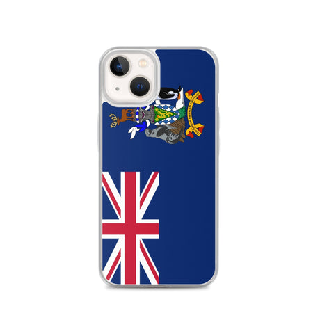 Coque de télephone drapeau géorgie du sud-et-les îles sandwich du sud - pixelforma