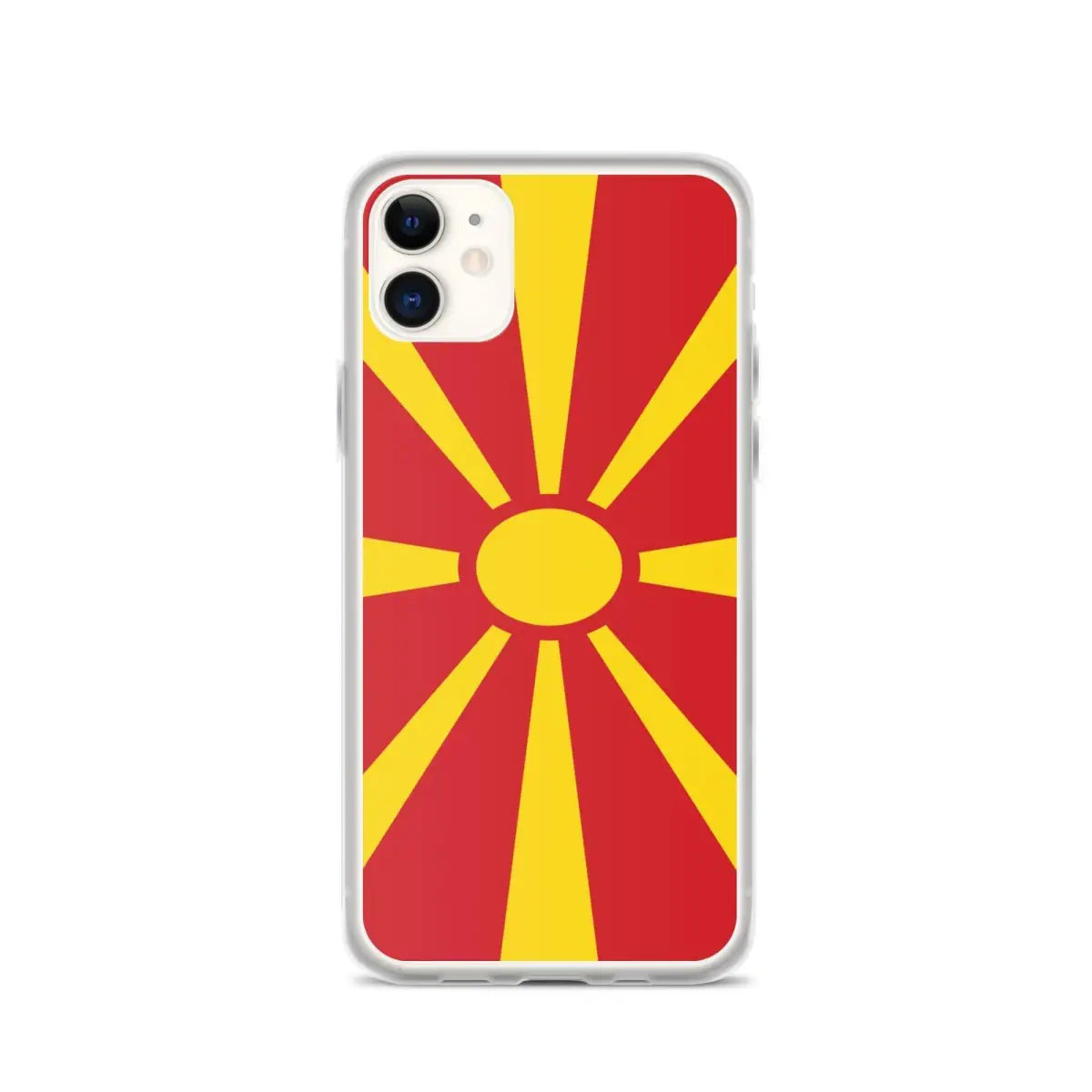 Coque de Télephone Drapeau de la Macédoine du Nord - Pixelforma 