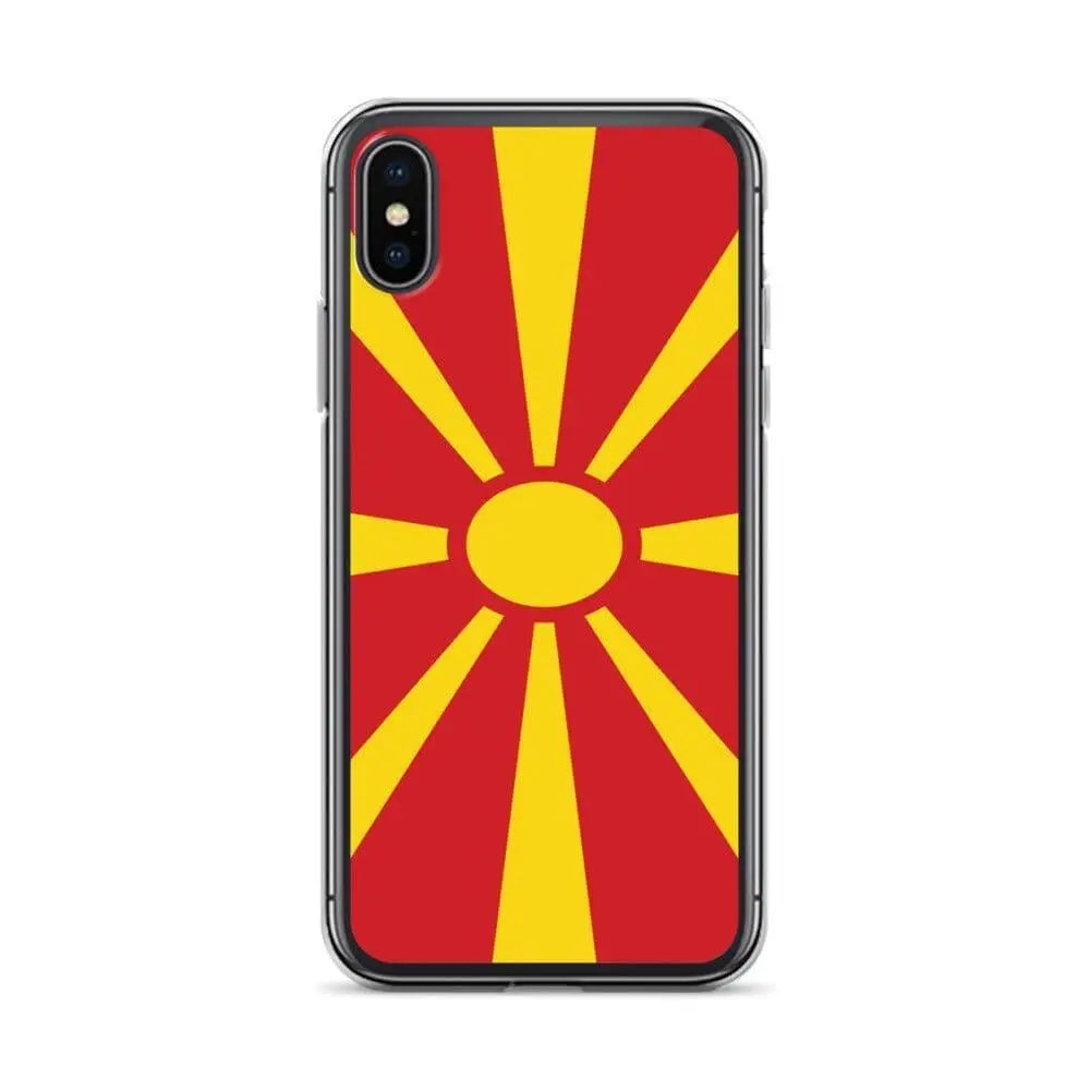 Coque de Télephone Drapeau de la Macédoine du Nord - Pixelforma 