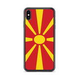 Coque de Télephone Drapeau de la Macédoine du Nord - Pixelforma 