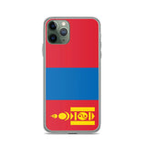 Coque de Télephone Drapeau de la Mongolie - Pixelforma 