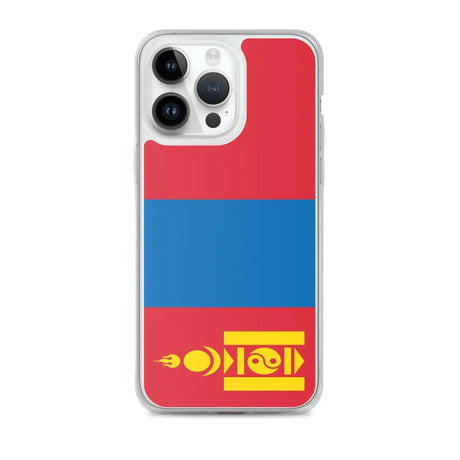 Coque de Télephone Drapeau de la Mongolie - Pixelforma 